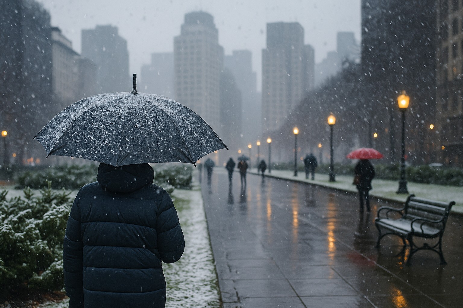 Tempo frio marca o fim de semana em seis capitais do Sul e Sudeste - Tempo gelado atinge o Sul do Brasil com força polar
